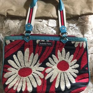 Beautiful white beaded flower purse